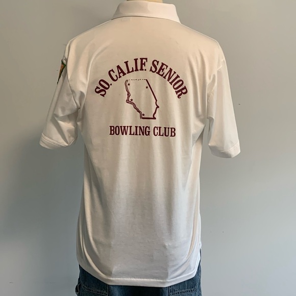 Vtg So Calif. Senior Bowling Club Polo - Picture 1 of 10
